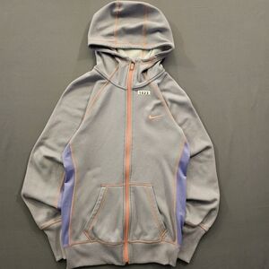 Nike Women’s Therma-FIT Full-Zip Hoodie – Lilac & Purple w/ Contrast Stitch